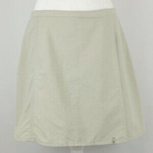 Royal Robbins Women's Size 12 Cream High Rise Wrap Casual Skort